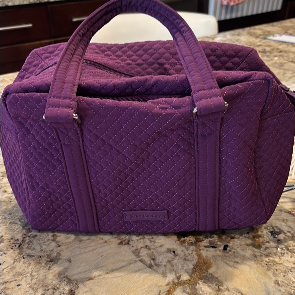 Vera Bradley Quilted Handbag in Rich Purple